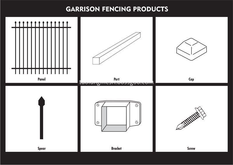 garrison fence,heavy duty security fencing-3