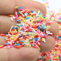 Long Cylindrical Cut Polymer Hot Soft Clay Sprinkles Colorful For DIY Crafts Tiny Cute Plastic Slime Filler Accessories