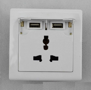 USB 2 Head Wall Socket