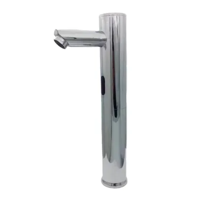 Smart Induction Brass Deck Mount Bathroom Faucet