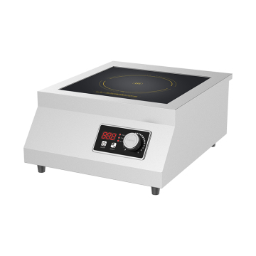 5000W Industrial Stainless Steel Commercial Induction Cooktop