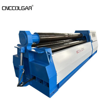 W12 CNC Hydraulic 8x3200mm 4 Roller Steel Plate Rolling Bender Machine