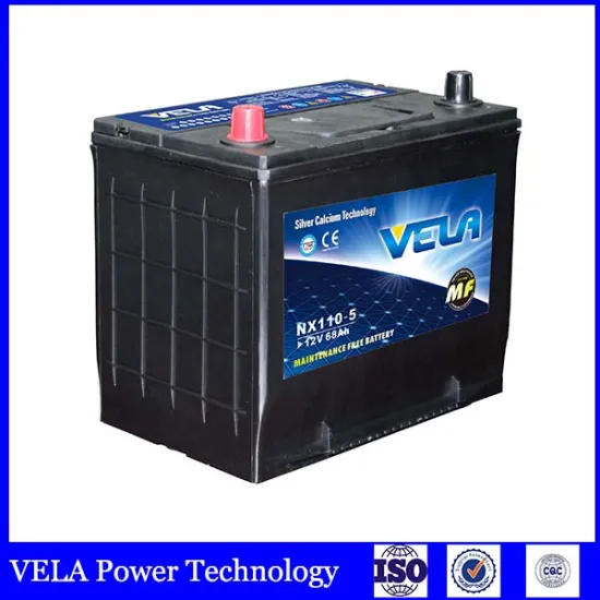 Professionally Manufacturing high quality JIS standard 12V MF lead acid car battery NX110-5 68 AH