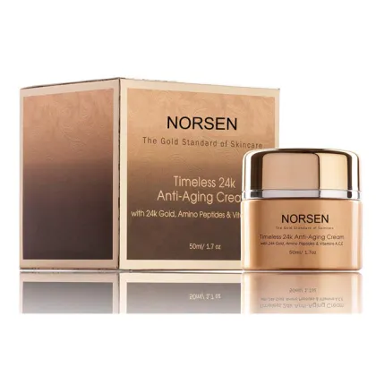 24K Gold Face Anti-Aging Cream - Korean Whiting Skin Cosmetics Private Label