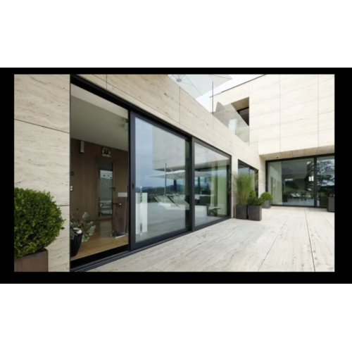 Double Layered Tempered Glass Lift and Slide Doors