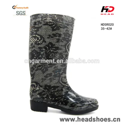 Cool lace design long boots women boots 2016