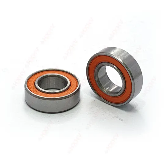 HXHV Hybrid Ceramic Ball Bearing S688 2RS Orange Rubber Sealed SS Races Si3N4 Balls 8x16x5 mm