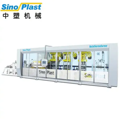 SINOPLAST Plastic Product Making Machinery: Punching, Cutting, Automatic Stacking & Thermoforming Machines