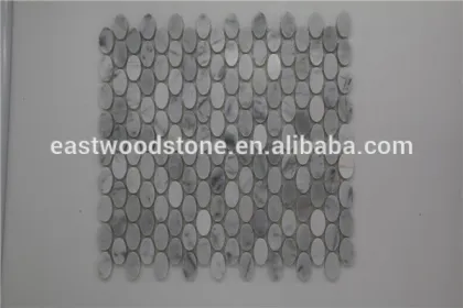 white marble mosaic art supplies