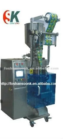 4 side sealing sachet shampoo automatic vertical packaging machine