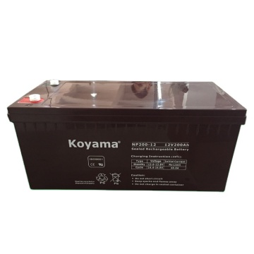 12V 200H AGM Bateria para UPS e armazenamento de energia