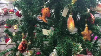 stained glass ocean series fish ornaments