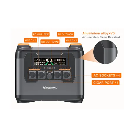 DiHe Rechargeable Portable Power Bank - 110V 3000W Electronics Charger