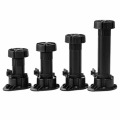 Black Furniture Feet Plastic Sofa Legs