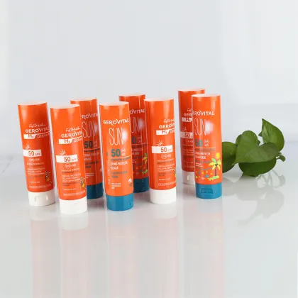 50ml empty cosmetic packaging sunscreen cream tube container
