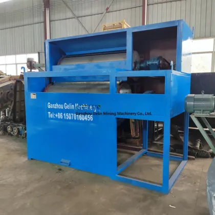 High Intensity Gradient Roller Magnetic Separator for Weak Magnet Materials