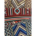 Geometric Design Rayon Challis 32S Printing Fabric