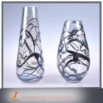 Factory Wholesale Types of Fashion Hand Blown Glass Flower Vase
