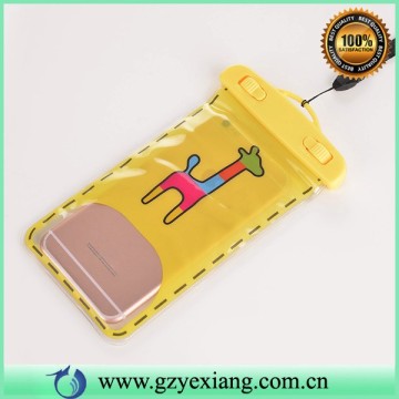 popular cartoon universal waterproof case for xiaomi mi4i pvc waterproof bag