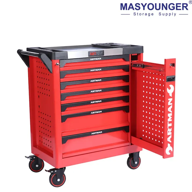 Metal Tool Trolley with Wheels