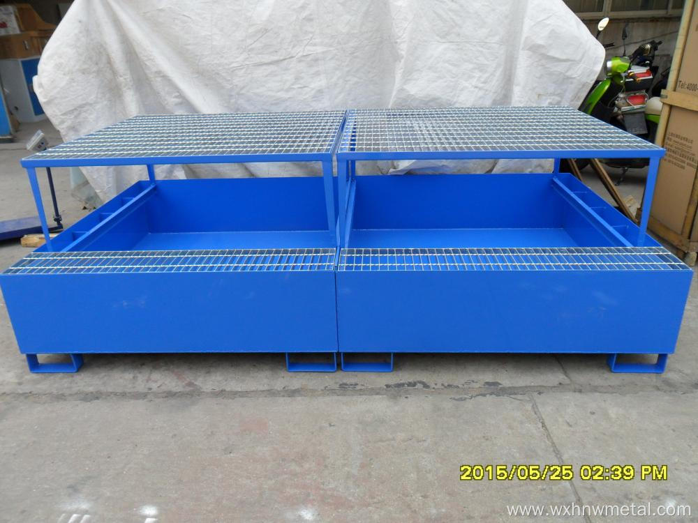 Sreel Spill containment Pallet with heavy capacity