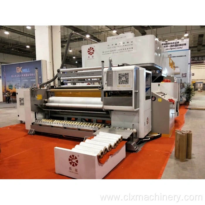 Stretch cling film machine