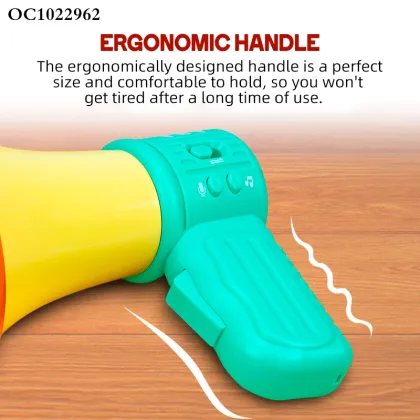  Battery Operated Voice-Changing Plastic Toy Trumpet Loudspeaker for Kids