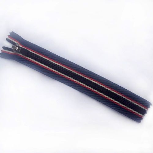 Slap-up stripe edge nylon zippers for clothing