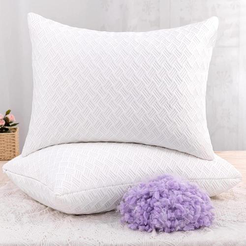 Memory Foam Cooling Bed Pillows Washable Removable Cover