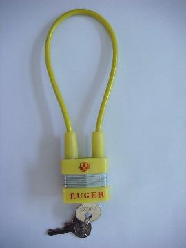 Gun Locks with Brass Cylinder/Hardened Steel Shackle, Keeps Gun in Saf