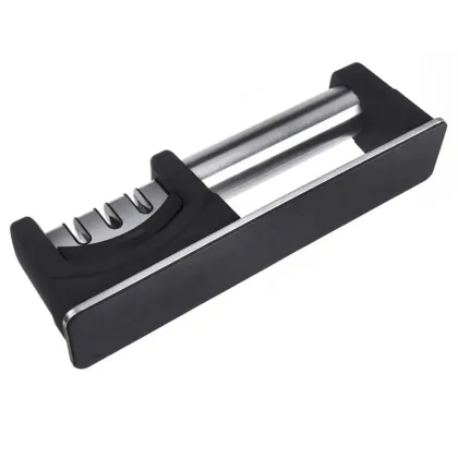 Home Kitchen Abrasive Tools: Three-Stage Knife Sharpener