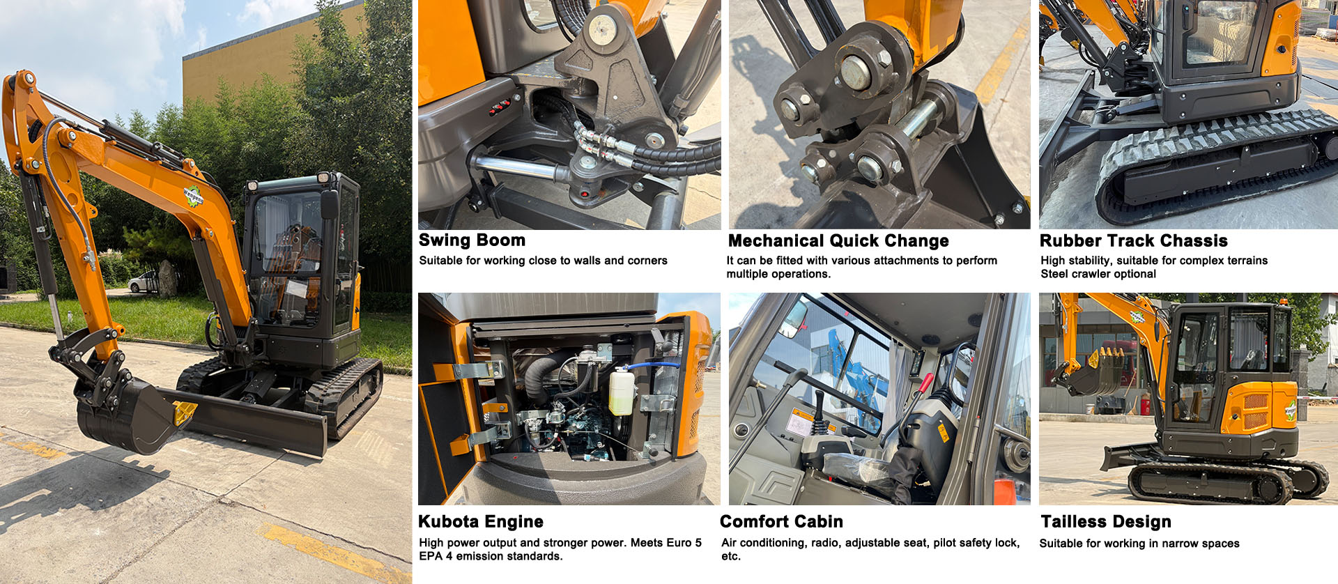 EX40 4Ton Mini excavator details