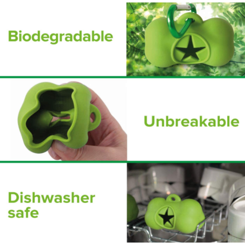Titular de la bolsa de caca de perro biodegradable