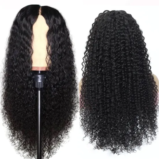 Superfect 150% Density Undetectable Knots 5x5 Lace Closure Wig For Women Human Hair kinky curly Lace Closure Wig