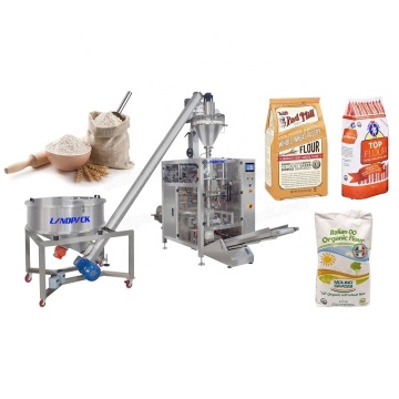 Automatic 1kg-2kg Grain Flour Bag Sealing and Packaging Machine