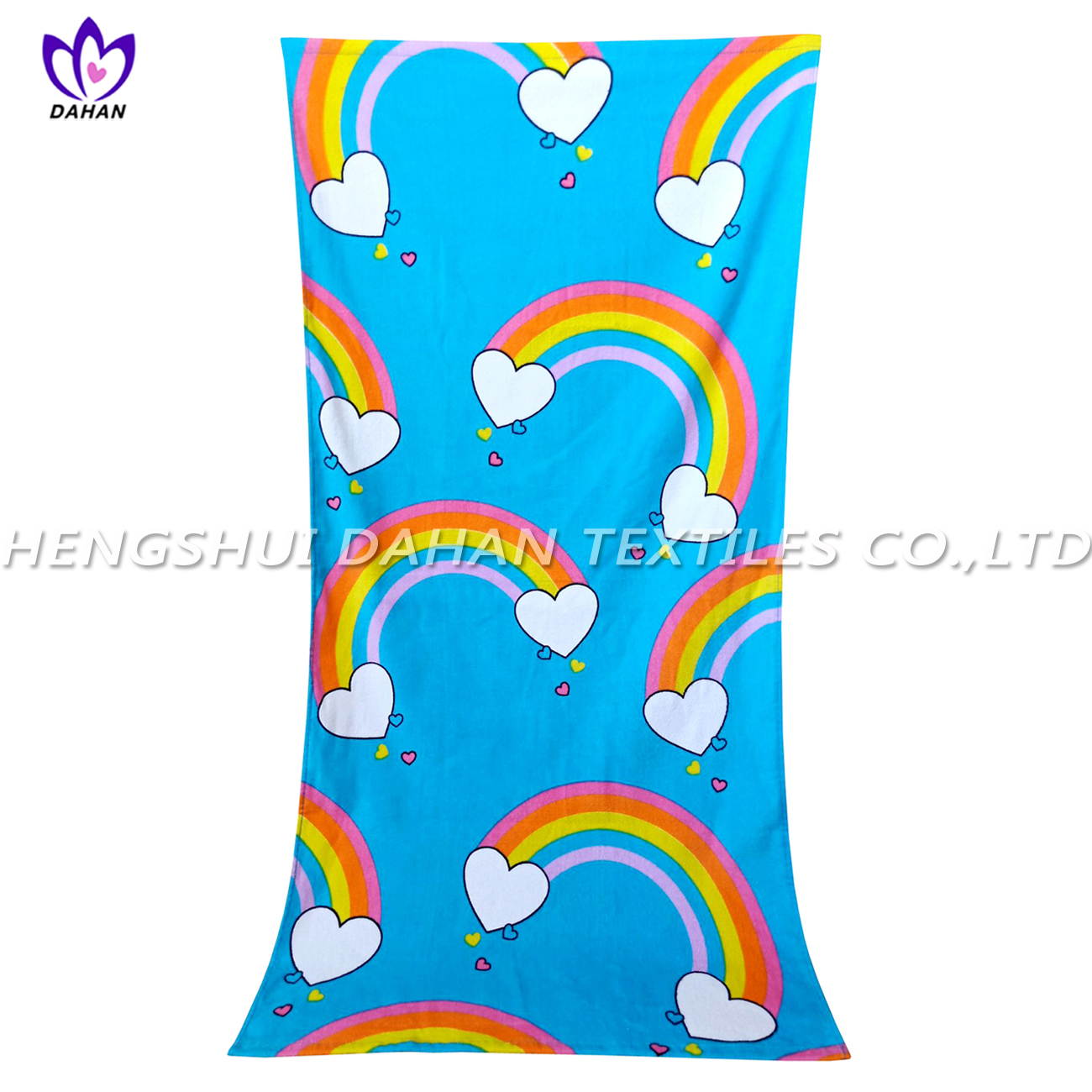 high qulit 100% cotton reactive printing beach towels