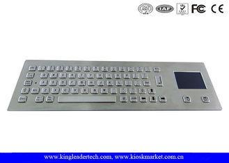 64 Keys Industrial Keyboard With Touchpad Laser Engraved Gr