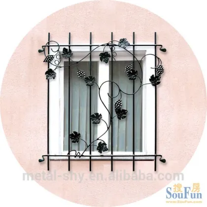 wrought iron decoration window guard gate