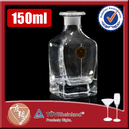 Gift packaging cork stopper 150ml small super flint glass reed diffuser bottles wholesale