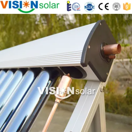 Hot water pool space heating copper pipe solar collectors