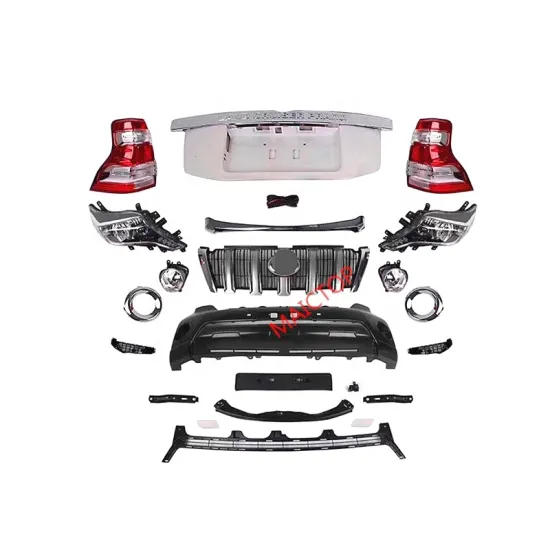 MAICTOP Spare Parts Hot Sells: Body Kit for Prado FJ150/FJ120 2008-2013 Upgrade to 2014-2017