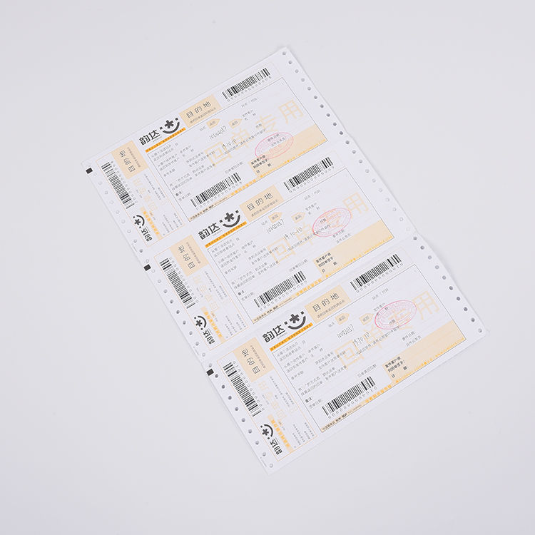 Jiuheng Custom Printed UPS Barcode Courier Bill Air Waybill For Tracking Package Company3