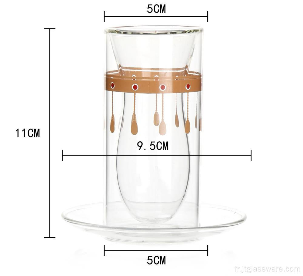 Verres à boire Tasses à thé en verre turc