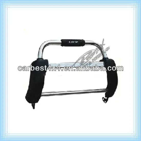 S/S GRILLE GUARD WITH PU PROTECTOR FOR HONDA CRV 1999-2002