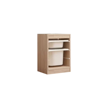 Solid Wood Simple Small Bookshelf for Children's Toys and Organizer