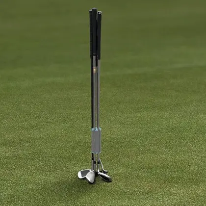 6 Slots Golf Clubs Stand Holder Upright Standing Golf Clubs Organizer Arrangement Container Stand Lightweight Golf Clubs Holder