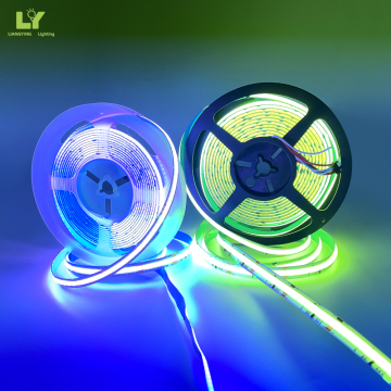IP68 Waterproof 24V LM301 IC68 COB Strip Light - 100ft Roll, Color Changing