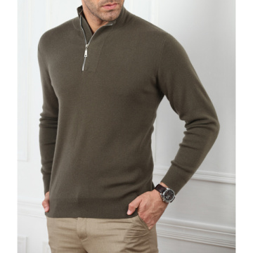 2016 Classic men's half-zip cashmere pullover sweaters