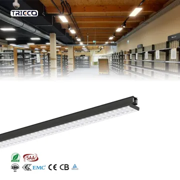 Innovative Ultra-Thin Dimmable LED Linear Track Light System DALI Recessed LED Track Lights