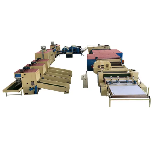 High Quality Soundproof Cotton and Polyester Fiber Wadding Roll Production Line Machine